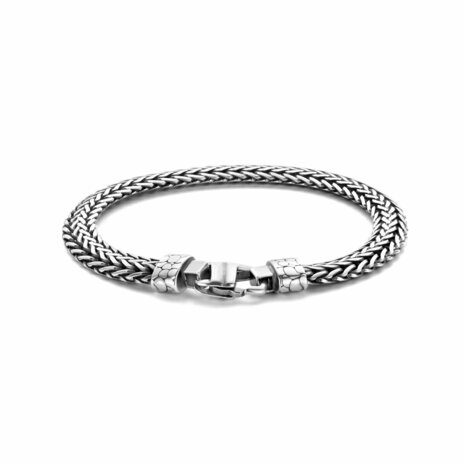 Zilveren heren armband oxi vossestaart 7,2 mm